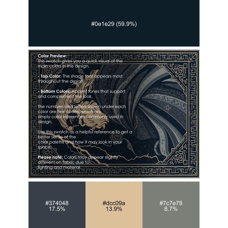 Machine Washable Pantelie Classic Oriental Rug in Gray – Navy Binding, 6 x 9