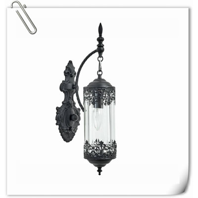 Bellevale Brass LED Plug-in Armed Sconce