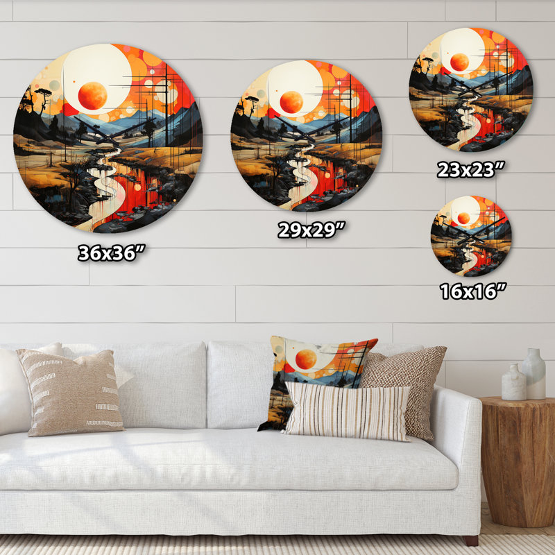 Dalesha - Horloge murale abstraite, Petit