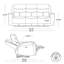  Canapé inclinable électrique 84,65 po-118376458