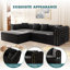 Canapé-lit Chesterfield 90,6 po-2101115167