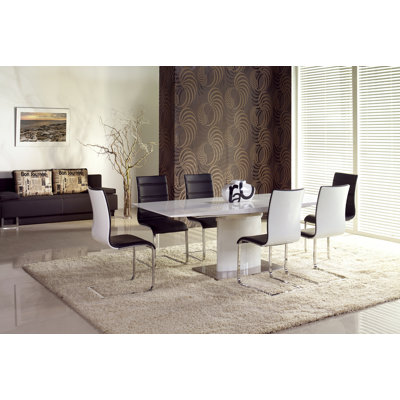 Afshar Metal Base Dining Table