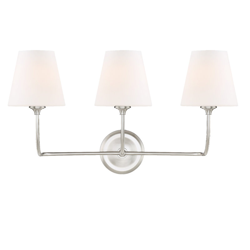 Alyanah 3 - Light Dimmable Vanity Light, Brushed Nickel