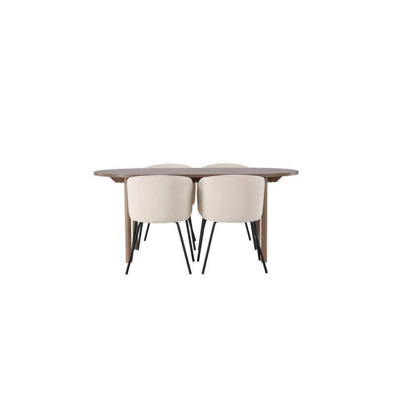 Yuri 4 - Person Dining Set