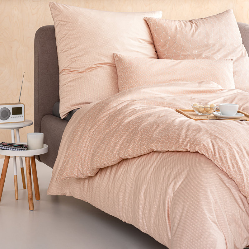 Atelier 100% Cotton Duvet Cover, Orange, 155 x 220cm Duvet Cover
