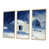 Toile naturelle avec cadre flottant