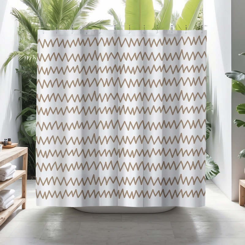 Coco Shower Curtain, Beige
