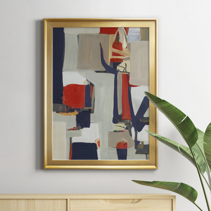 Toile encadrée de qualité supérieure ORANGE CRUSH II - prête à être accrochée, H 18,5 po x l 24,5 po x P 1,5 po