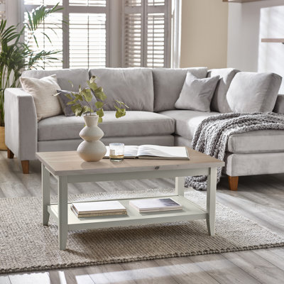 Eden Coffee Table Oak Cream