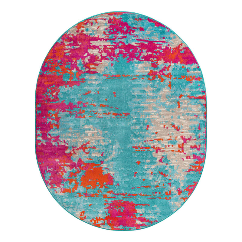 Tapis, Ovale 7 pi 10 po x 10 pi
