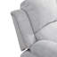 Double fauteuil inclinable manuel, causeuse rembourrée avec porte-gobelets, ligne, blanc-1321025566