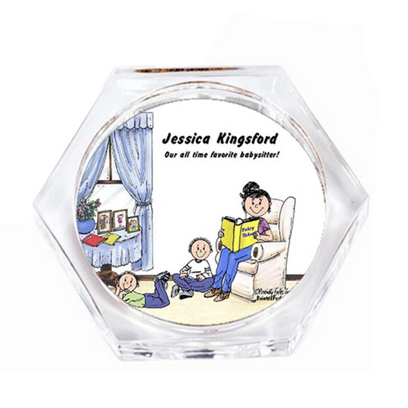 Ensemble de 4 verres à sous-verres personnalisés, Oui