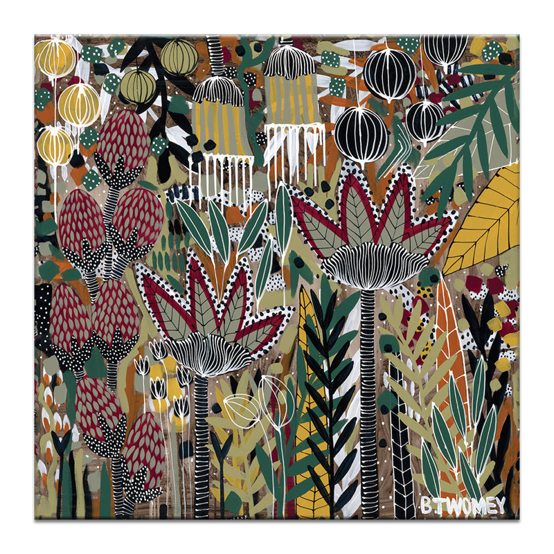The Olive Branch by B.Twomey - Print, Wrapped Canvas, 80cm H x 80cm W x 6.4cm D