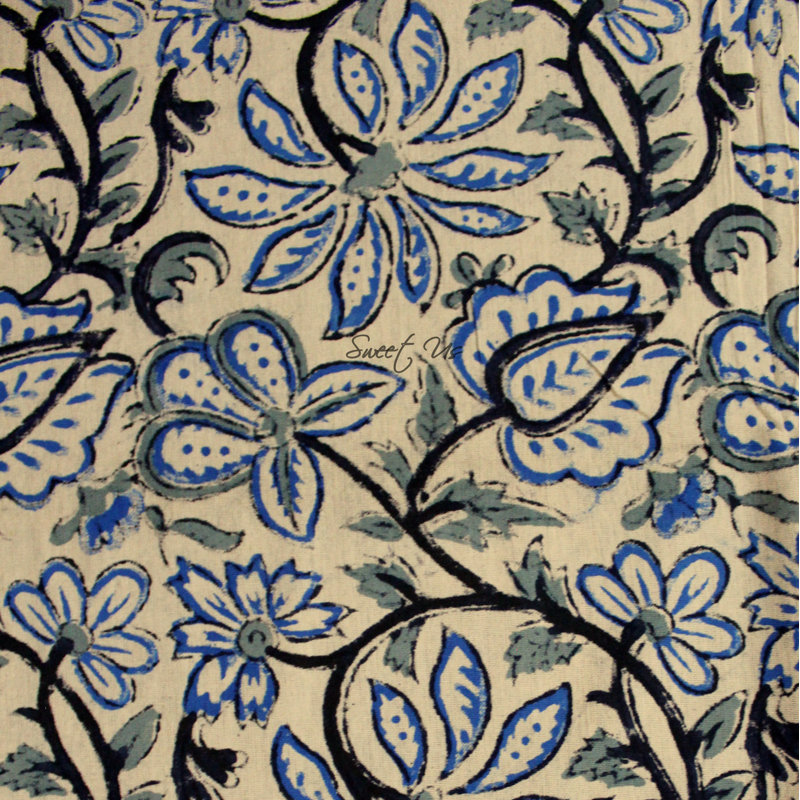 Cotton Floral Tablecloth Square