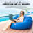 Bean Bag Chair - w/Polystyrene Beads and CertiPUR Foam Filled Waterproof Chair for Adults and Teens-127138282-127138221