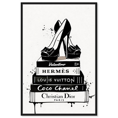 Heel's Blot Beauty Burst Canvas Trendy Fashion Print by 