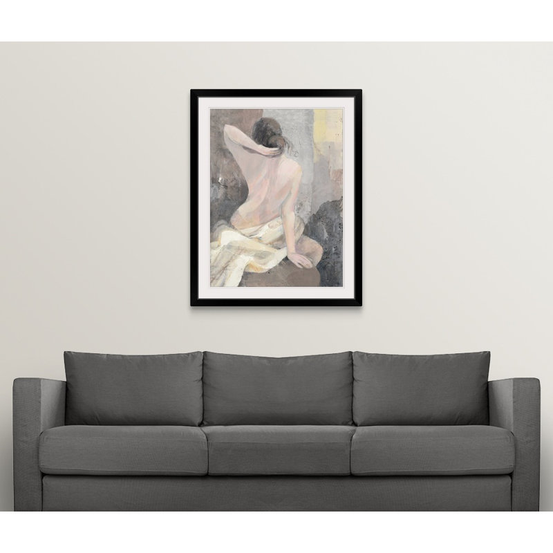 « i »» albena hristova,, reproduction d’art After the Bath, H 24 po x l 20 po x P 1 po, Cadre noir