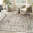 Addie Abstract Modern Machine Woven Area Rug in Beige/Gray-54556721-102547220