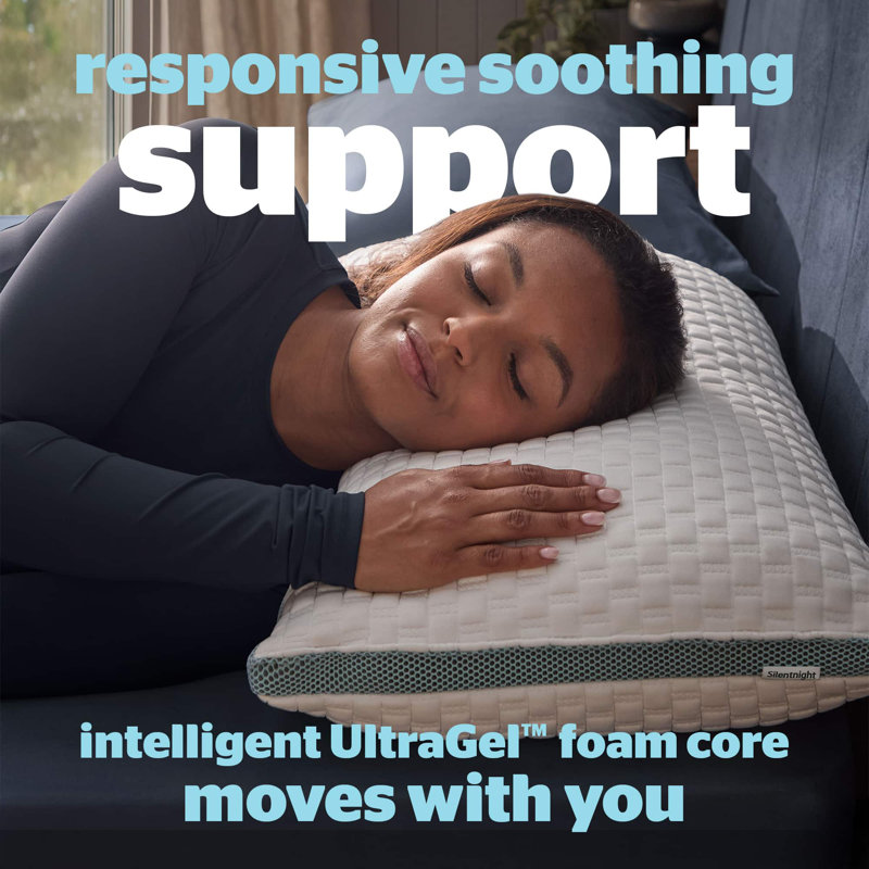 Silentnight Ultragel Premier Pillow Pair, Breathable and Responsive Support
