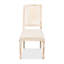Cane Back Upholstered Dining Chair
