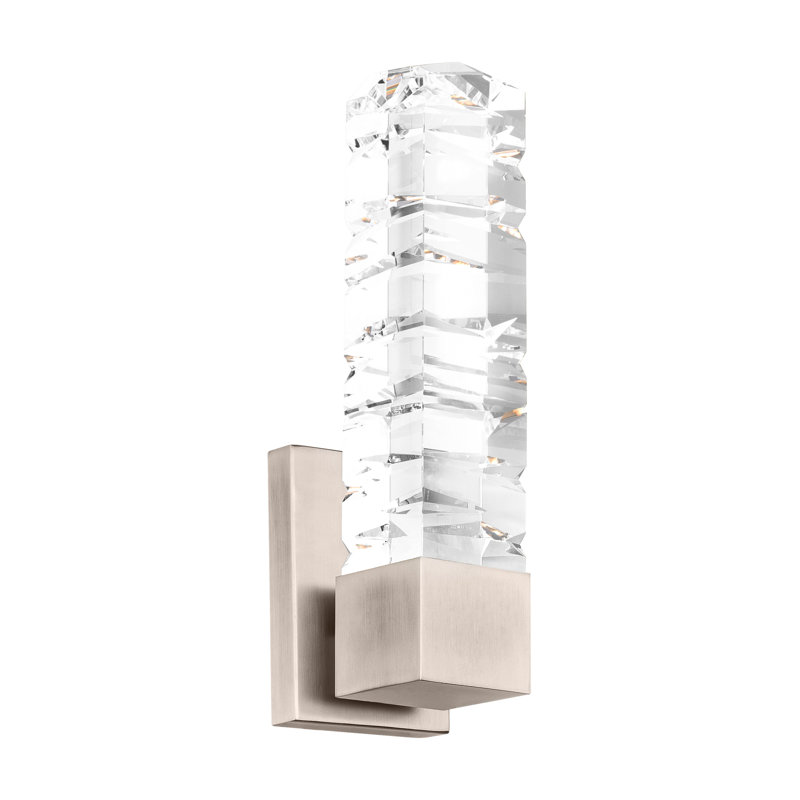 Juliet Aluminum LED Armed Sconce, Brushed Nickel