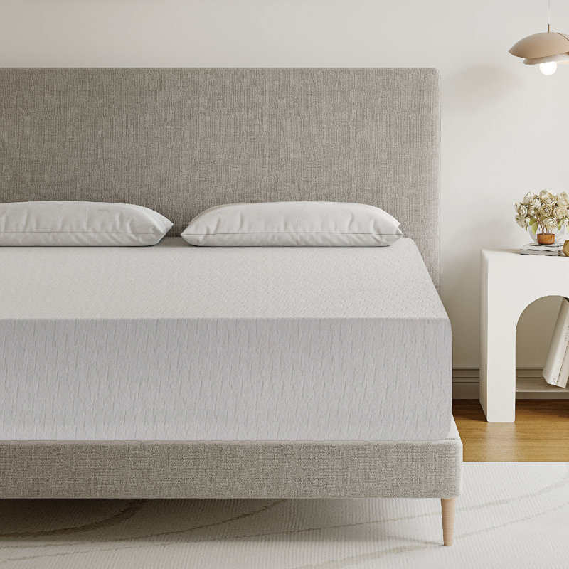 Matelas en mousse viscoélastique imprégnée de gel mi-ferme 12 po Egohome, Très grand simple, 12"