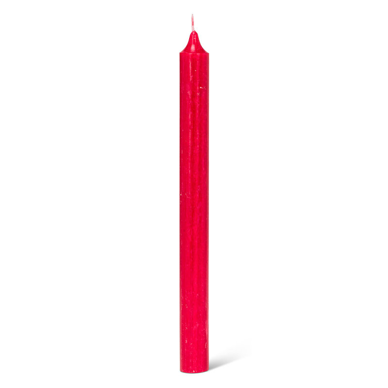 Unscented Taper Candle, Red