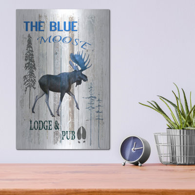 «The Blue Moose» par Lightbox Journal sur métal