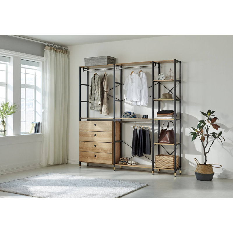 Absher 210cm Closet System (Can Be Cut To Fit)