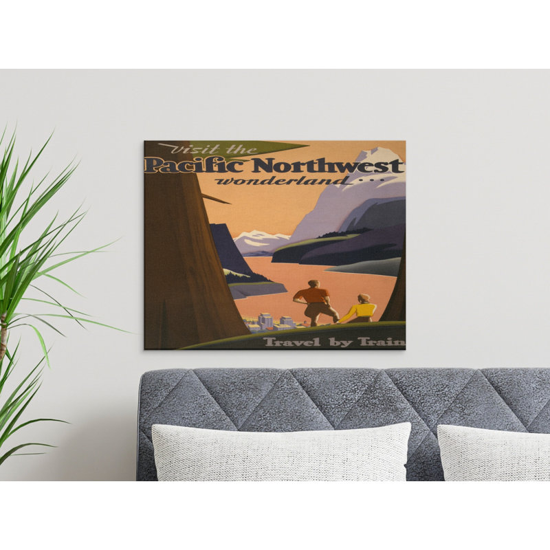 Paradis Wrapped Canvas Print Set, 36x12