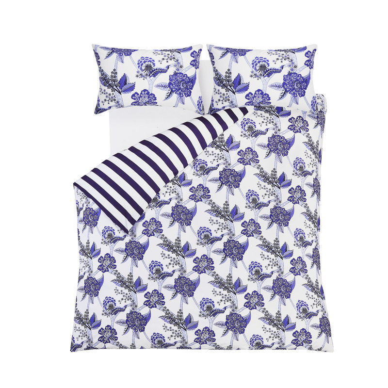 Doodles and Daydreams Royal Blue Bedset, Super King