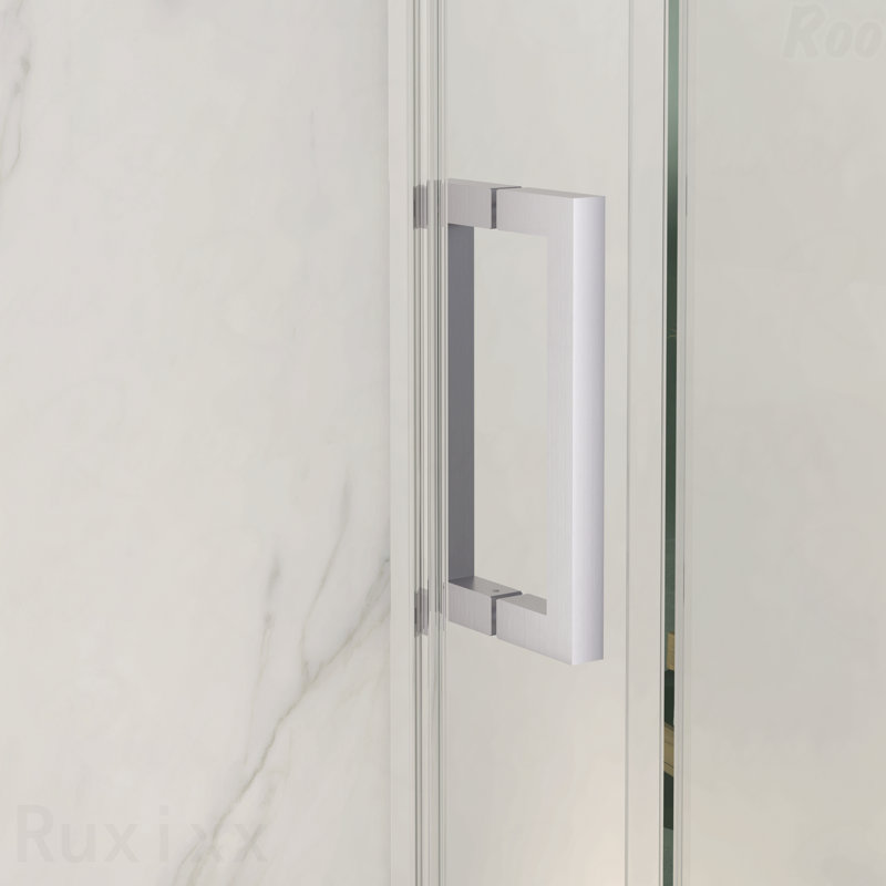56-60"W X 72"H Frameless Design Sliding Opening Shower Door -5/16" (8Mm) Thick Clear Tempered Glass,Double Side Easy Clean Coat