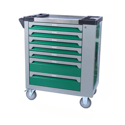 30.1'' W Steel Bottom Rollaway Chest with Wheels