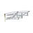 Window Awnings Door Entrance Canopy, Aluminum Alloy Bracket, 0.137 Inch Thick Crystal Solid Polycarbonate Sheet With Valance For Masonry Concrete House-110264853