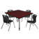Kee Square Breakroom Table and 12" Chair Set