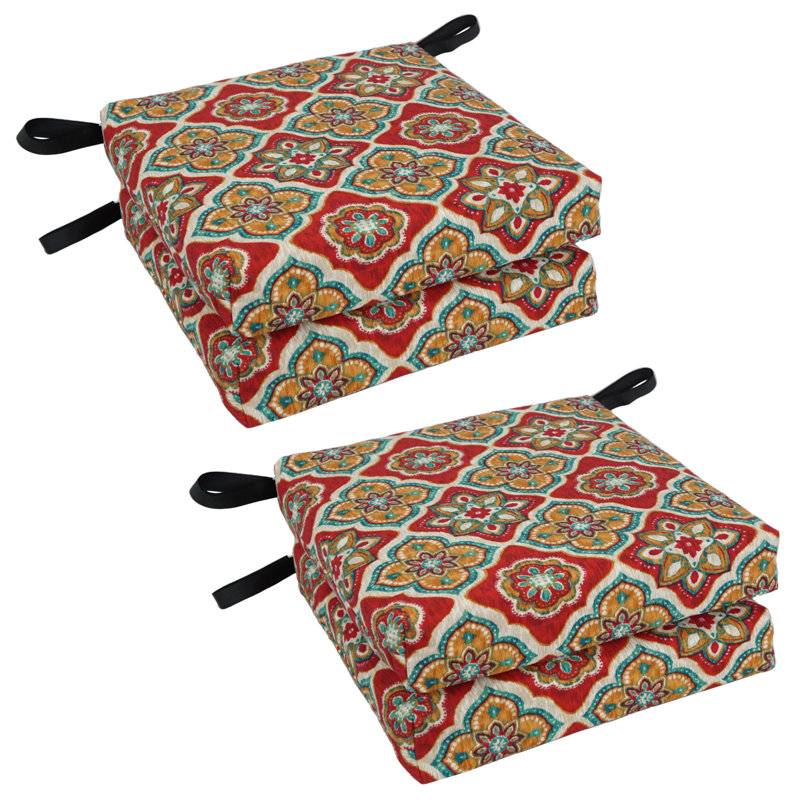 Outdoor 3'' Seat Cushion, Adonis Jewel