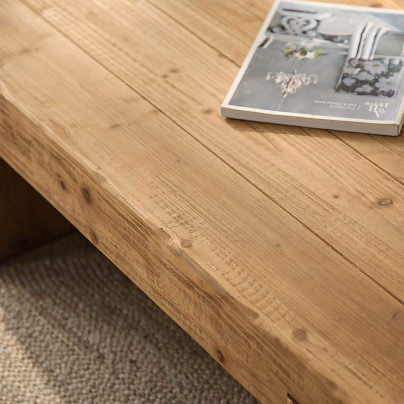 Table d'appoint 47,6 po Farmhouse, Beige
