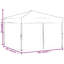 Aliodija 3m x 3m Steel Patio Gazebo-1901186546