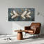 Plume et feuille, reproduction d'art sur toile, ensemble de 1-130022960-130022962