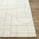 Rectangle Lorette Wool Area Rug with Non-Slip Backing