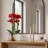Amaryllis Silk Arrangement with Vase