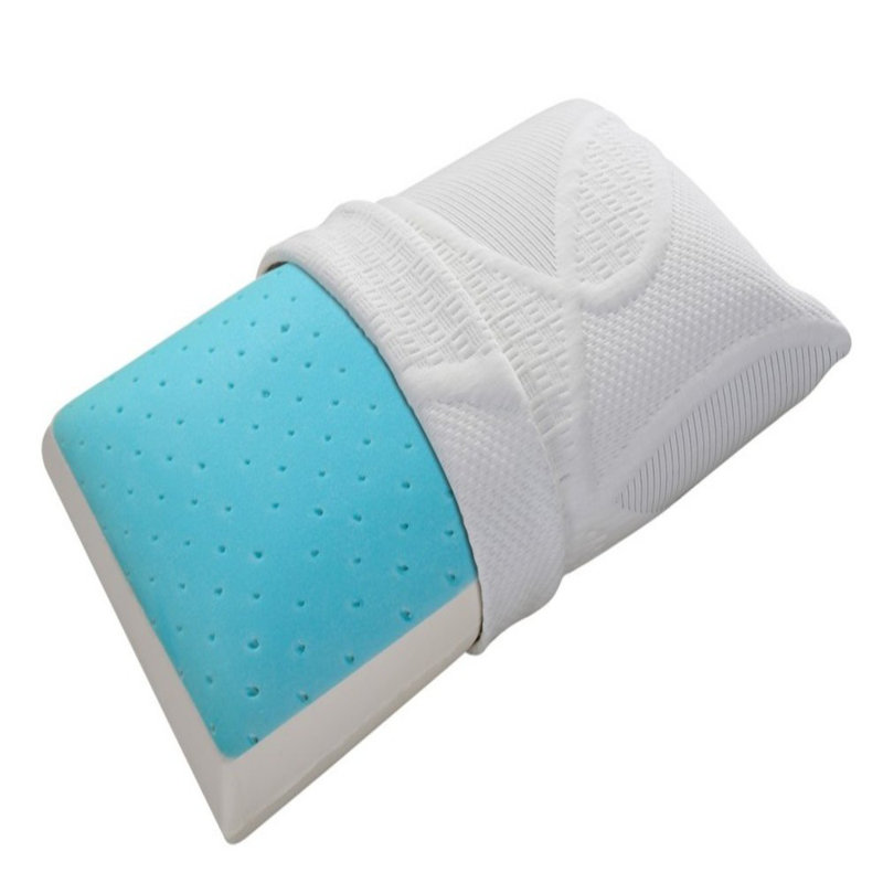 Grand coussin de mousse à mémoire de forme moyenne gel Augie