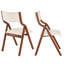 Chaises de salle à manger ergonomiques pliantes, peu encombrantes et portables, sans assemblage, paquet de 2 pour une utilisation polyvalente-893017068