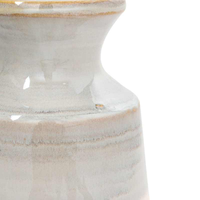 Handmade Ceramic / Porcelain Table Vase, 9" H x 6" W x 6" D