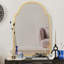 Wood Flat Wall Mirror