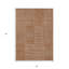 Tapis intérieur / extérieur brun lavable 3 pi x 5 pi