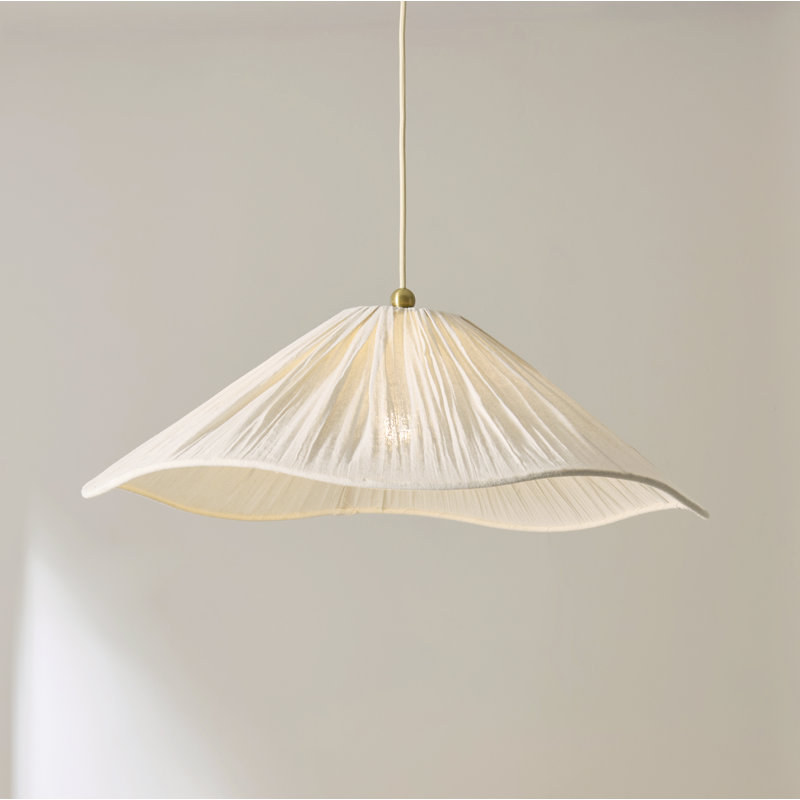 1 - Light Brushed Brass Pendant