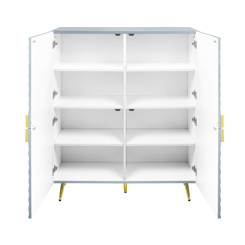 Armoire d'appoint à finition ultrabrillante