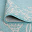Tapis turquoise à imprimé animal Zendaya-825633014