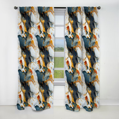 Rideau occultant en marbre Urban Retreat Marble II - 1 panneau